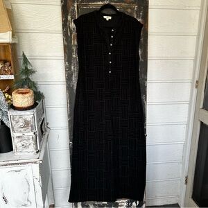 Entro Black Sleeveless Jumpsuit